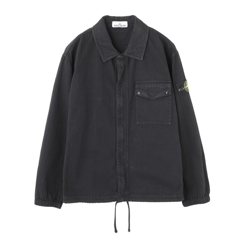 STONE ISLAND ストーンアイランド シャツジャケット/ジップアップ オーバーシャツ/1200014 COTTON HERRINGBONE メンズ