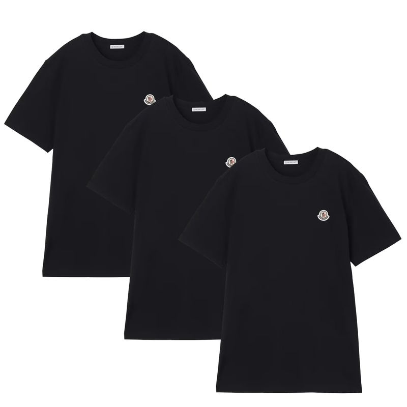 MONCLER モンクレール クルーネックTシャツ 3枚セット メンズ