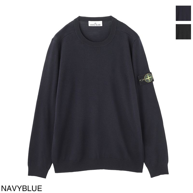 STONE ISLAND ストーンアイランド クルーネック ニット/5100071 LIGHT PURE RWS WOOL メンズ