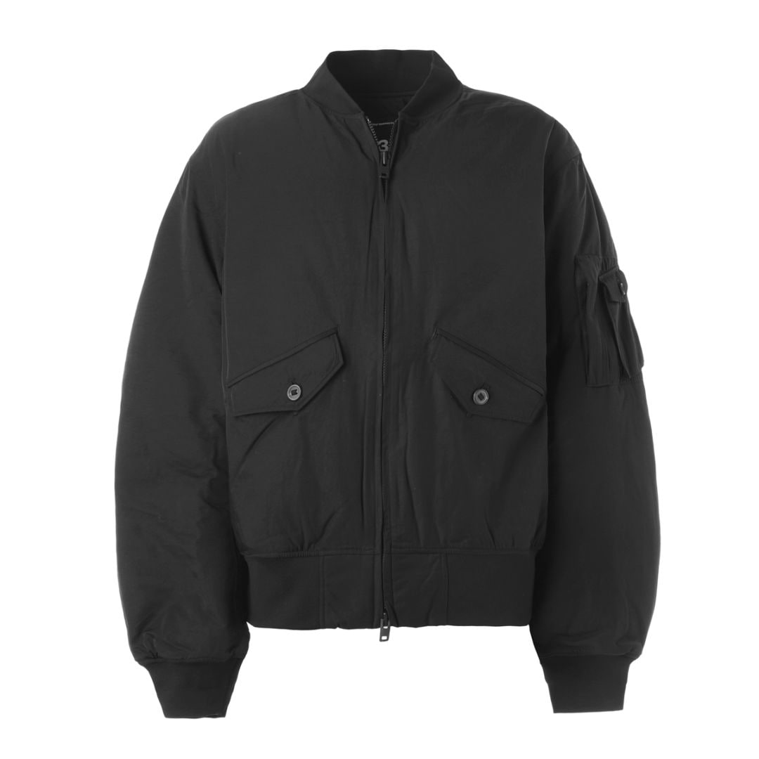 Y-3 ワイスリー 2018AW ノーカラー 変形ブルゾン 黒 ブラック Y-3
