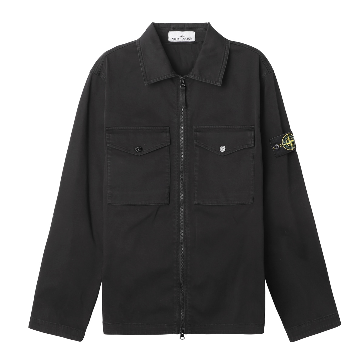 STONE ISLAND ストーンアイランド シャツジャケット/ジップアップ オーバーシャツ/1200010 STRETCH ORGANIC COTTON SATIN メンズ