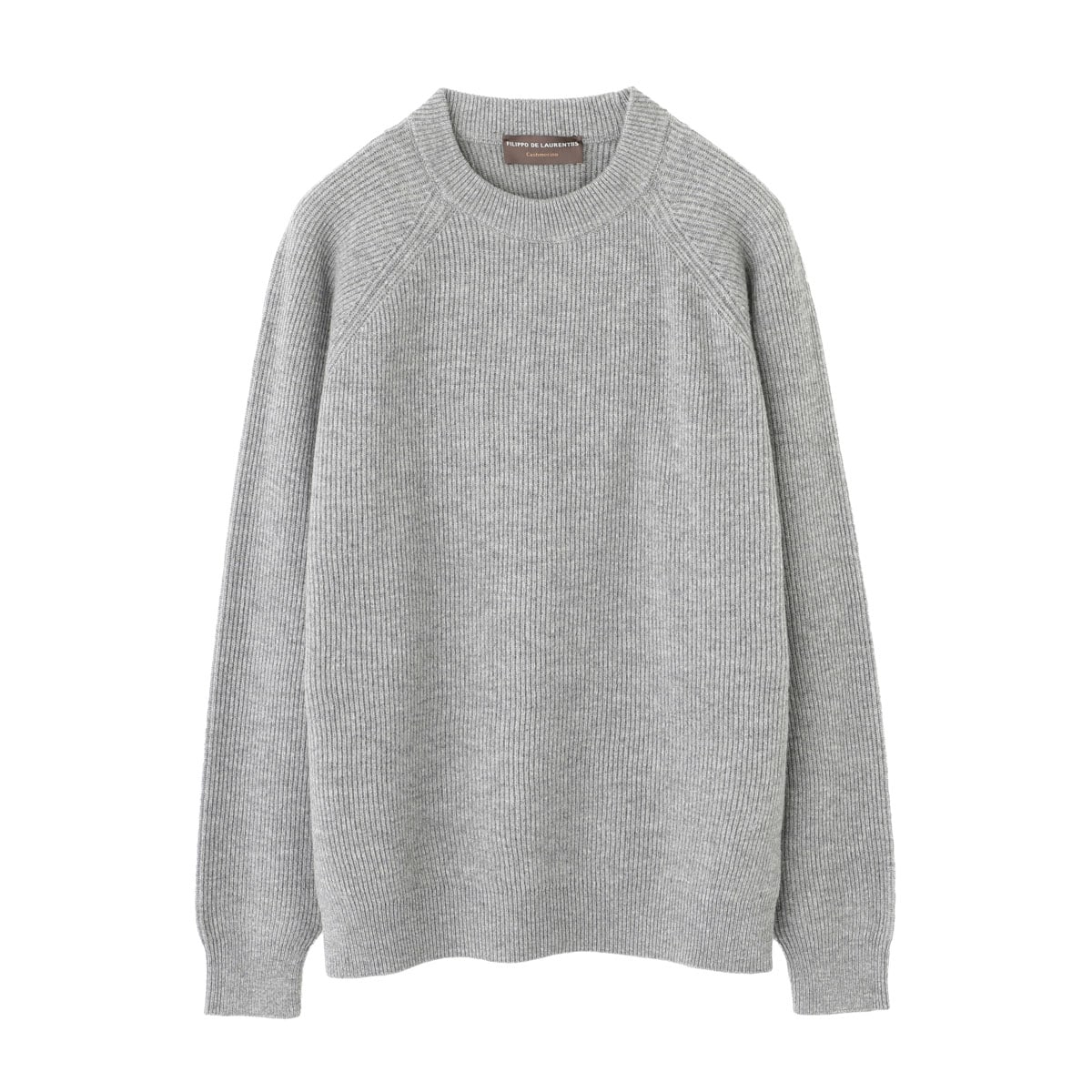 FILIPPO DE LAURENTIIS フィリッポ デ ローレンティス クルーネックニット/CREWNECK SWEATER LS カシミア混ウール【大きいサイズあり】 メンズ