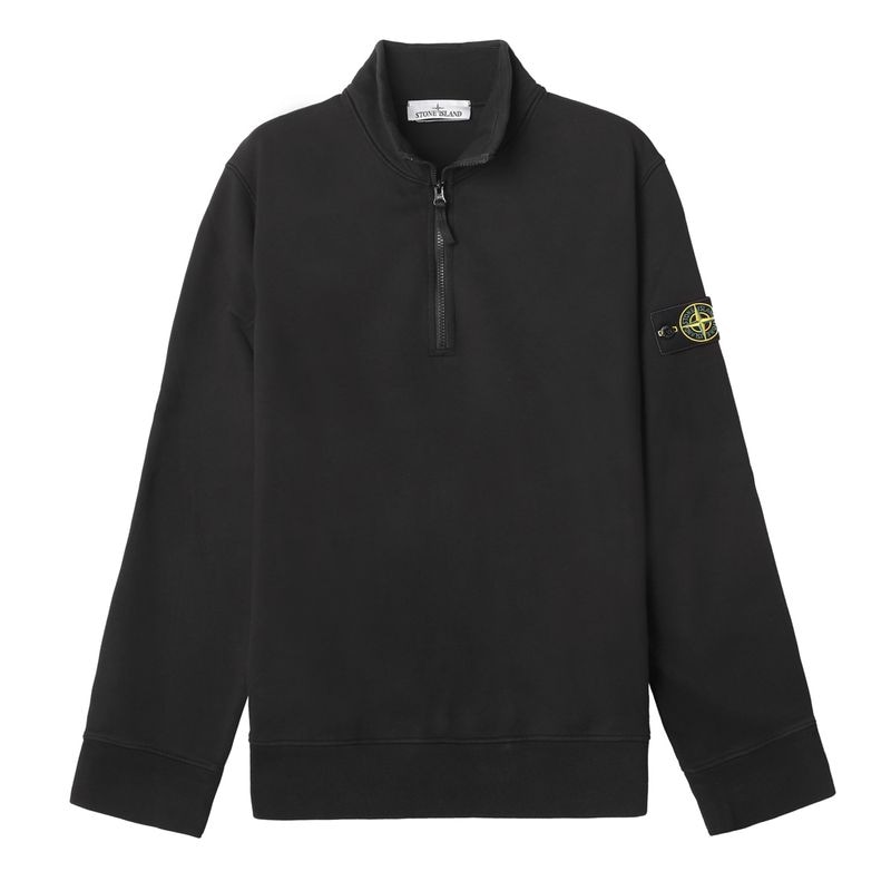 STONE ISLAND ストーンアイランド ハーフジップ スウェットシャツ/6100070 ORGANIC COTTON FLEECE メンズ