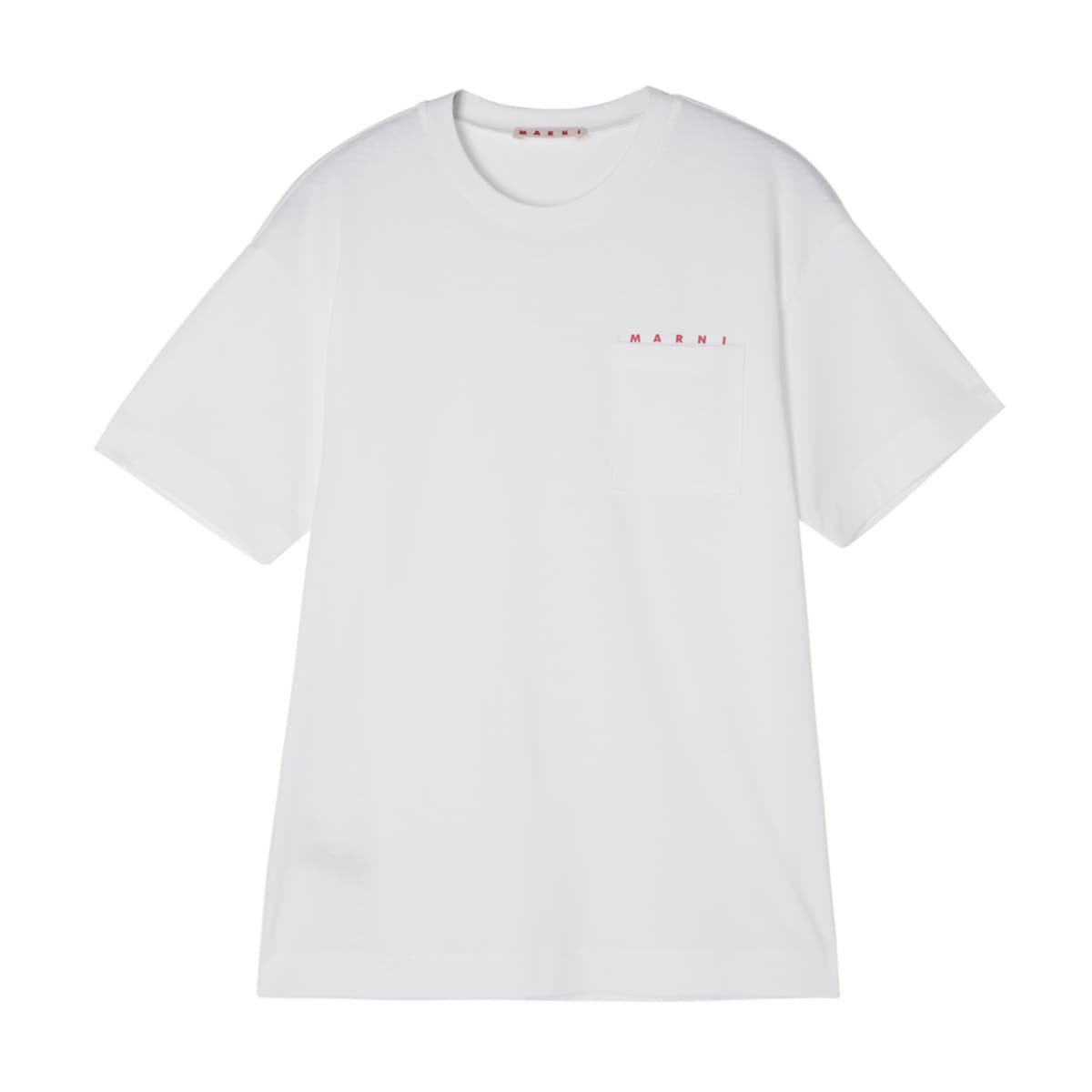 【訳あり】【アウトレット】MARNI マルニ クルーネックTシャツ/KIDS キッズ ガールズ/胸ポケット クルーネック ロゴT レディース