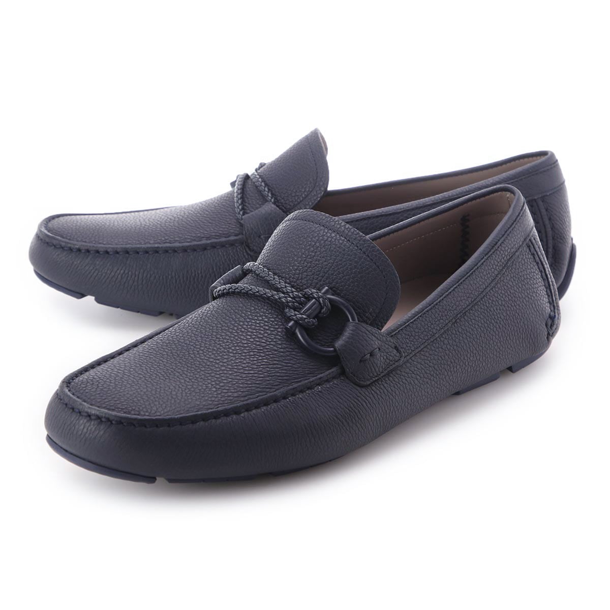 【訳あり】【アウトレット】FERRAGAMO フェラガモ ドライビングシューズ/スリッポン/FRONT 4 ワイズ:EEE メンズ