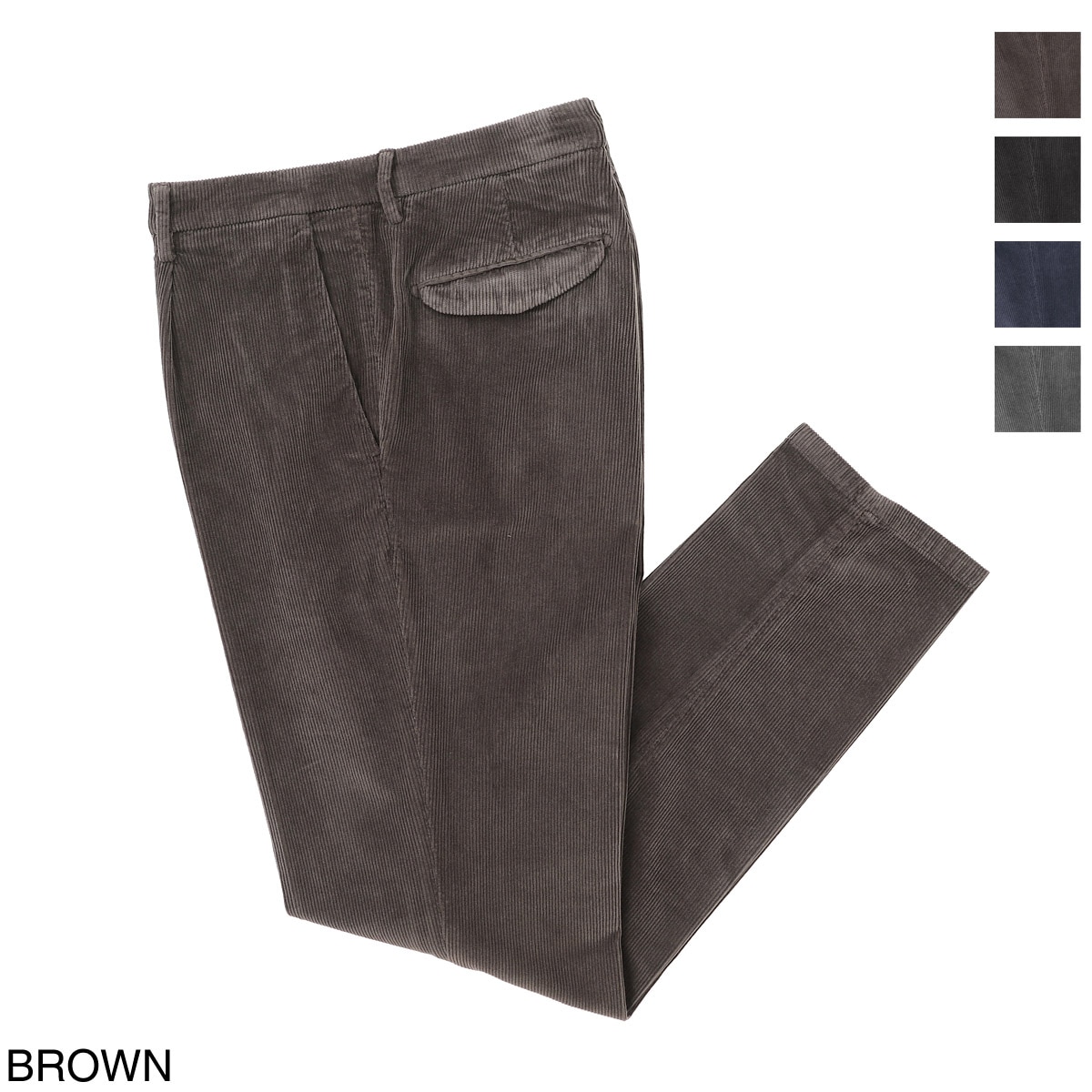 BRIGLIA 1949 ブリリア コーデュロイパンツ/BG21 EASY FIT 1プリーツ メンズ