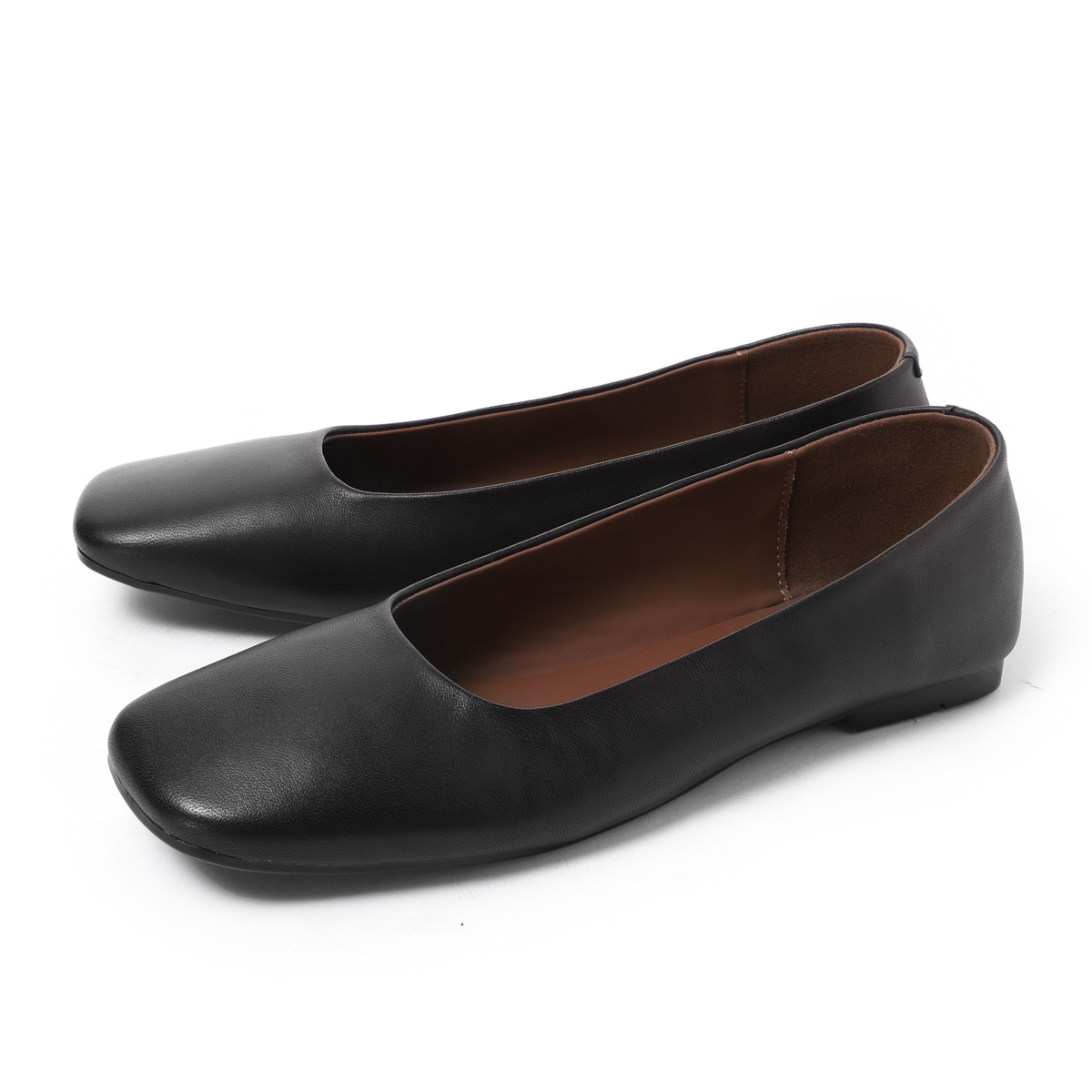 REMME レメ パンプス/フラットシューズ/シープレザー スクエアトゥ フラットパンプス 【国内正規品】【大きいサイズあり】 レディース