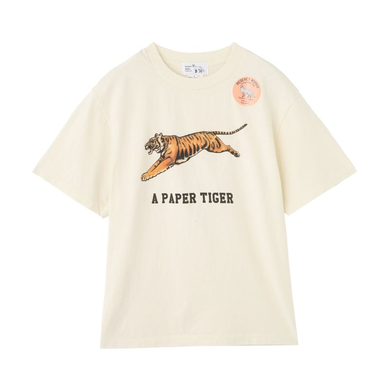 REGENCY WORKS リージェンシー ワークス クルーネックTシャツ/虎 タイガー プリント 【国内正規品】 レディース