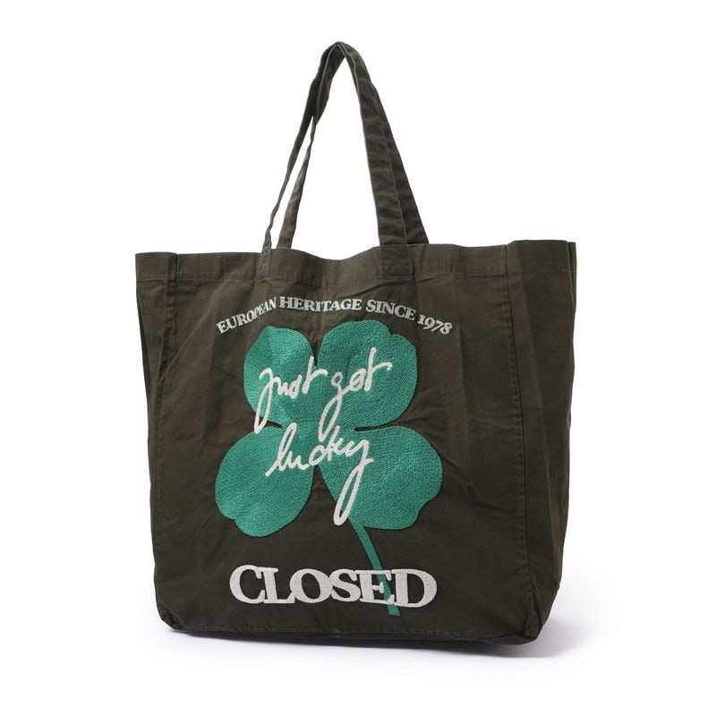 CLOSED クローズド トートバッグ/Embroidered Cotton Tote メンズ