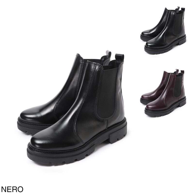 ENESS エネス チェルシーブーツ/サイドゴアブーツ ショートブーツ レザー 【国内正規品】【大きいサイズあり】 レディース