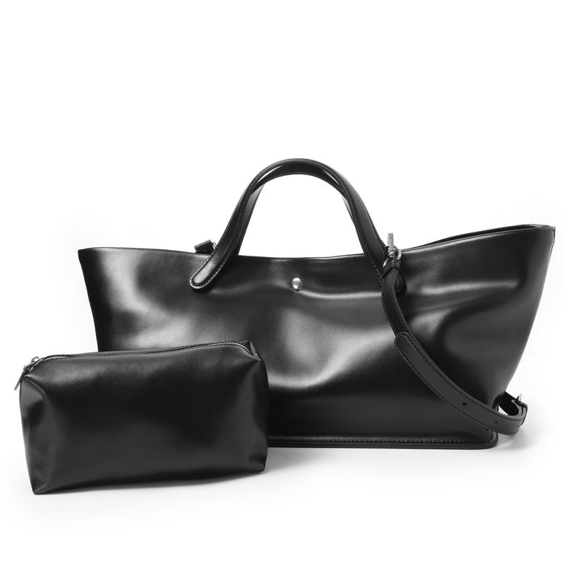 ARTESANOS アルテサノス トートバッグ 2WAY/ショルダーバッグ/ワイド 横長トート ポーチ付き レザー 【国内正規品】 レディース