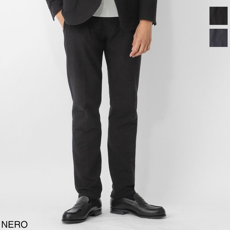 CIRCOLO 1901 チルコロ イージースラックス/ワンプリーツ スラックス ドローコード/LIGHT FLEECE CASHMERE TOUCH カシミヤタッチ メンズ