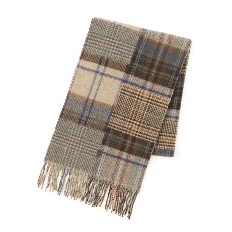 POLO RALPH LAUREN ポロラルフローレン マフラー/スカーフ/PATCHWORK SCARF ポニー刺繍