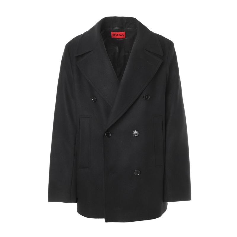 HUGO HUGOBOSS ヒューゴヒューゴボス ダブルブレストコート/ピーコート/Miloro2641 50570805 レギュラーフィット ダブルブレストコート ウールブレンド メンズ
