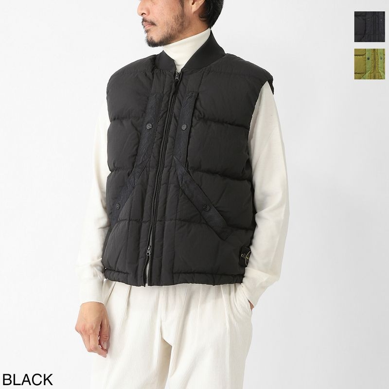 STONE ISLAND ストーンアイランド ダウンベスト/G100008 NYLON METAL IN ECONYL メンズ