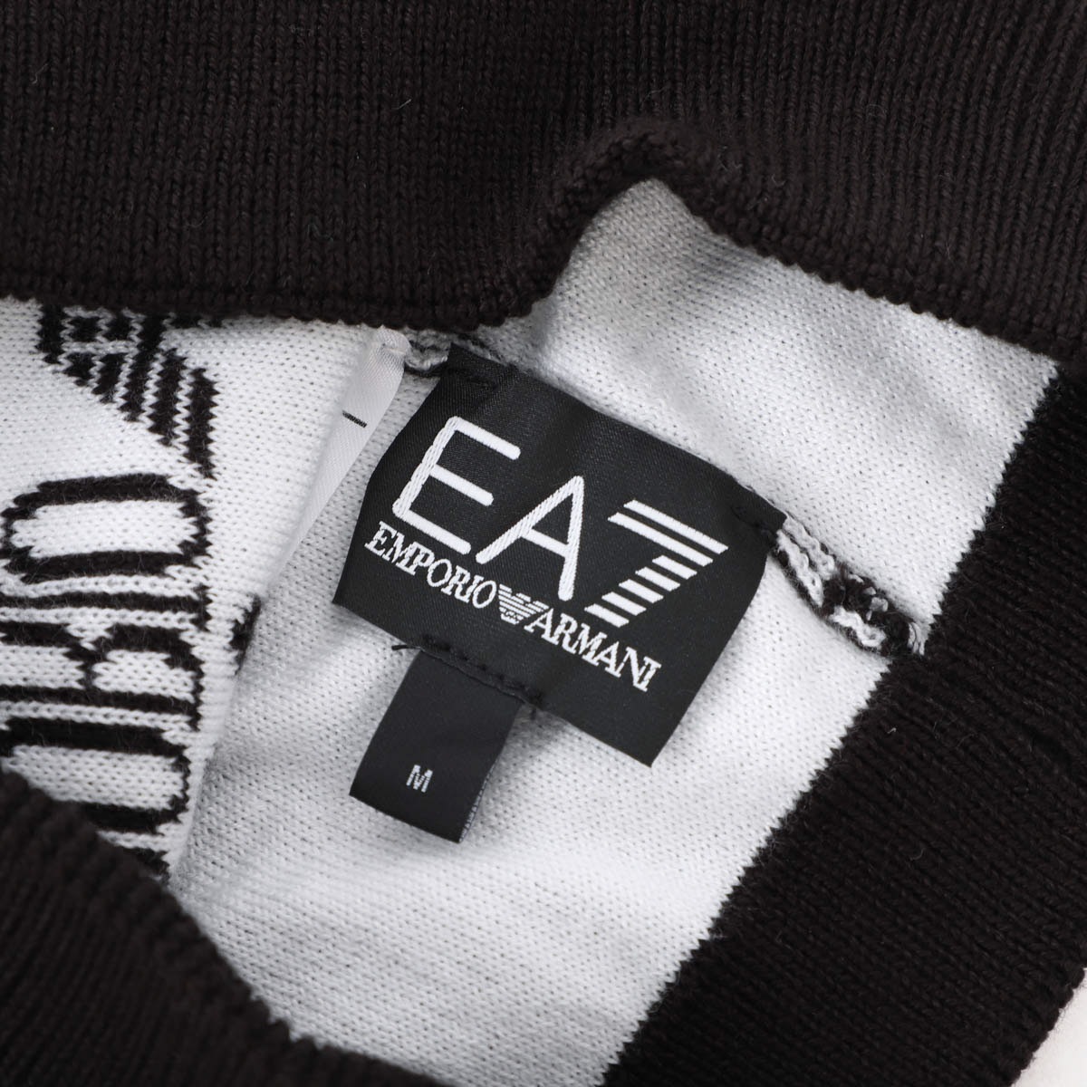 『ネコポス対応(2点まで)』EA7 EMPORIO ARMANI エンポリオアルマーニ ニットキャップ/ビーニー/VISIBILITY BEANIE WITH EA7 OVERSIZED LOGO メンズ
