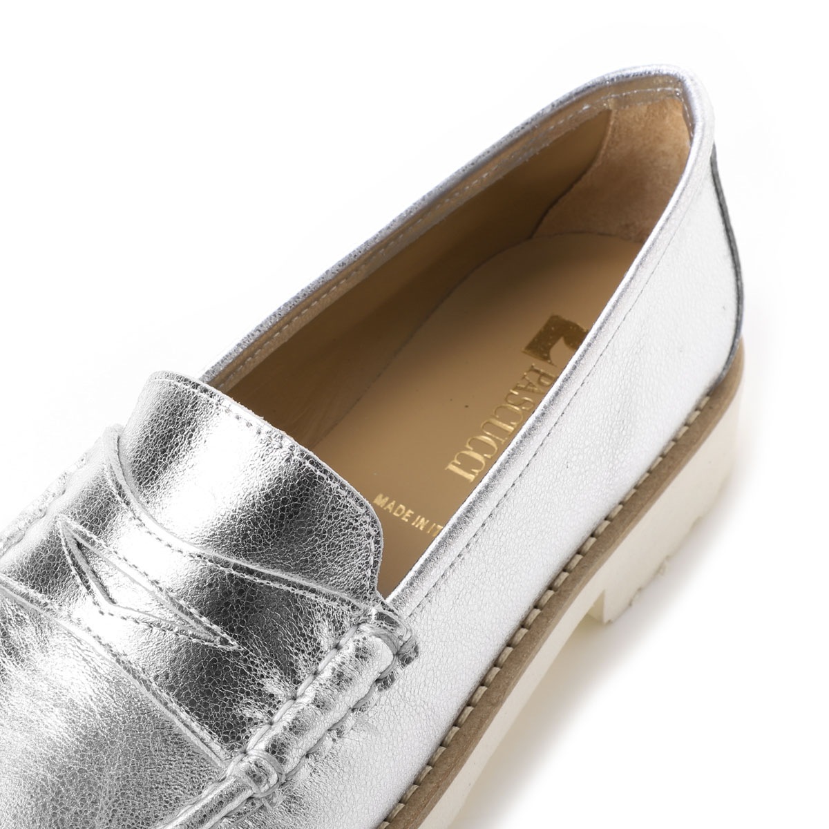 PASCUCCI パスクッチ ローファー/コインローファー/ZOE モールドソール 軽量 オフィスカジュアル【大きいサイズあり】 レディース