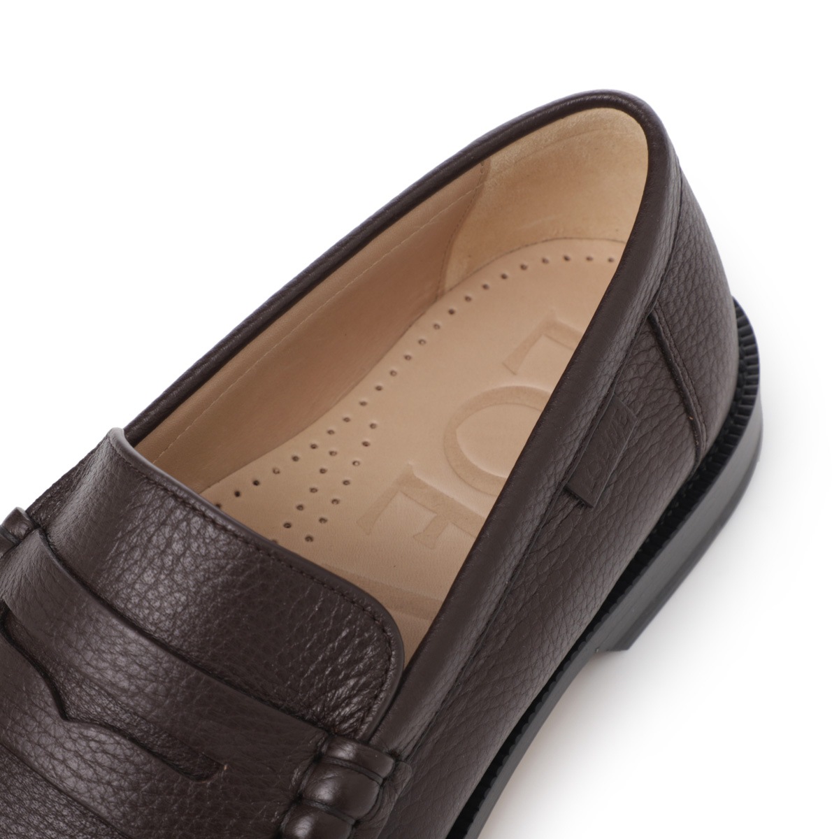 【定価15万円】LOEWE(ロエベ)ダークブラウン レザー ローファー 定価15】LOEWE(ロエベ)ダークブラウン レザー ローファー