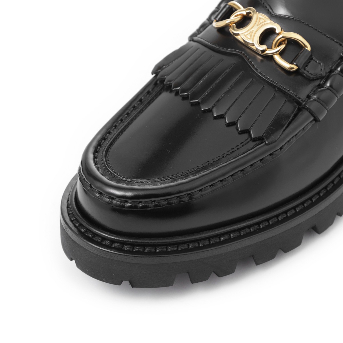 CELINE セリーヌ ローファー/MARGARET POLISHED BULL【大きい