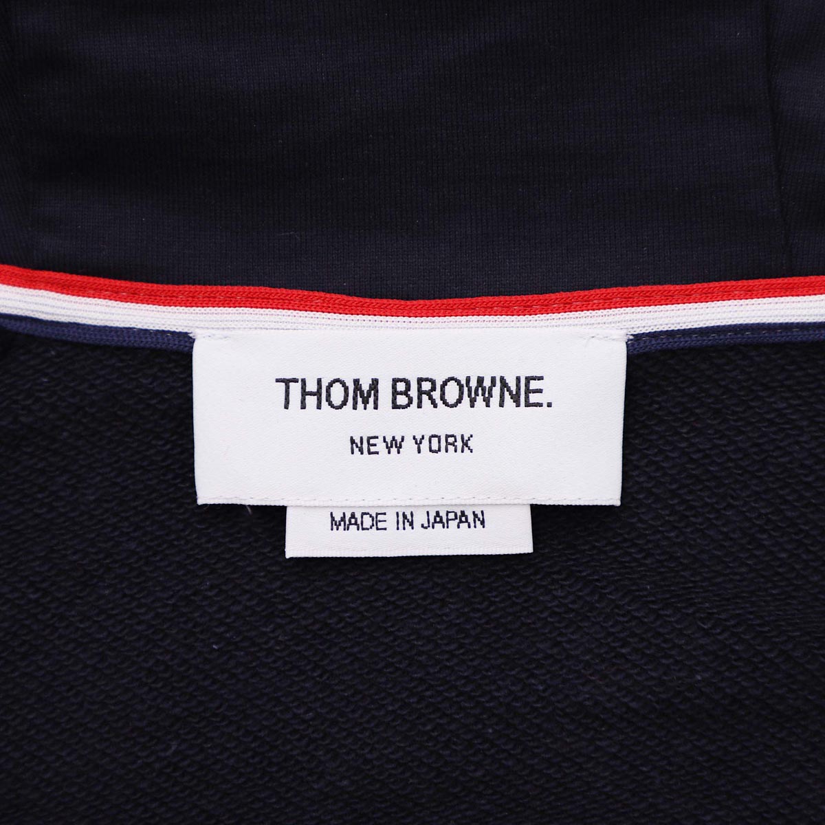 アウトレット】THOM BROWNE. トムブラウン ジップアップパーカ