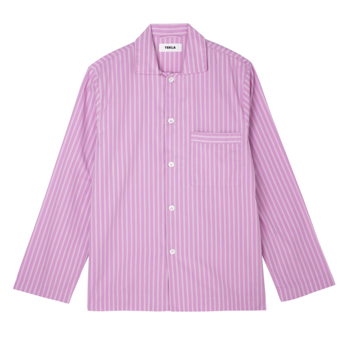 TEKLA テクラ パジャマ シャツ/カジュアルシャツ/POPLIN LONG