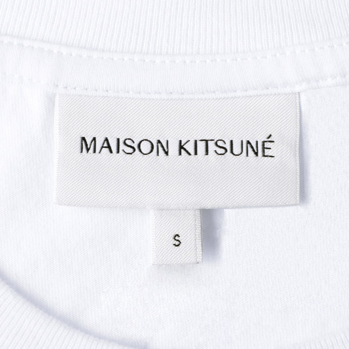 【アウトレット】『ネコポス対応(1点まで)』MAISON KITSUNE メゾンキツネ クルーネックTシャツ/DRESSED FOX REGULAR TEE-SHIRT レディース