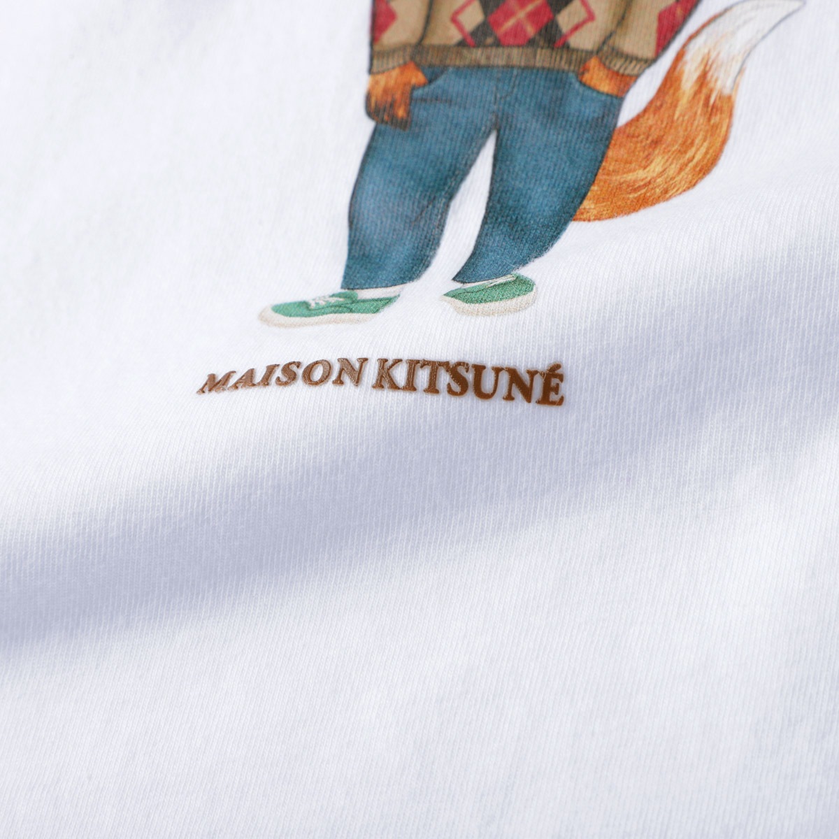 新品未使用‼️定価24000円Maison Kitsuné Tシャツ DOUBLE BOLD FOX HEAD REGULAR TEE-SHIRT（Tシャツ/カットソー