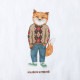 【アウトレット】『ネコポス対応(1点まで)』MAISON KITSUNE メゾンキツネ クルーネックTシャツ/DRESSED FOX REGULAR TEE-SHIRT レディース