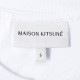 【アウトレット】『ネコポス対応(1点まで)』MAISON KITSUNE メゾンキツネ クルーネックTシャツ/DRESSED FOX REGULAR TEE-SHIRT レディース
