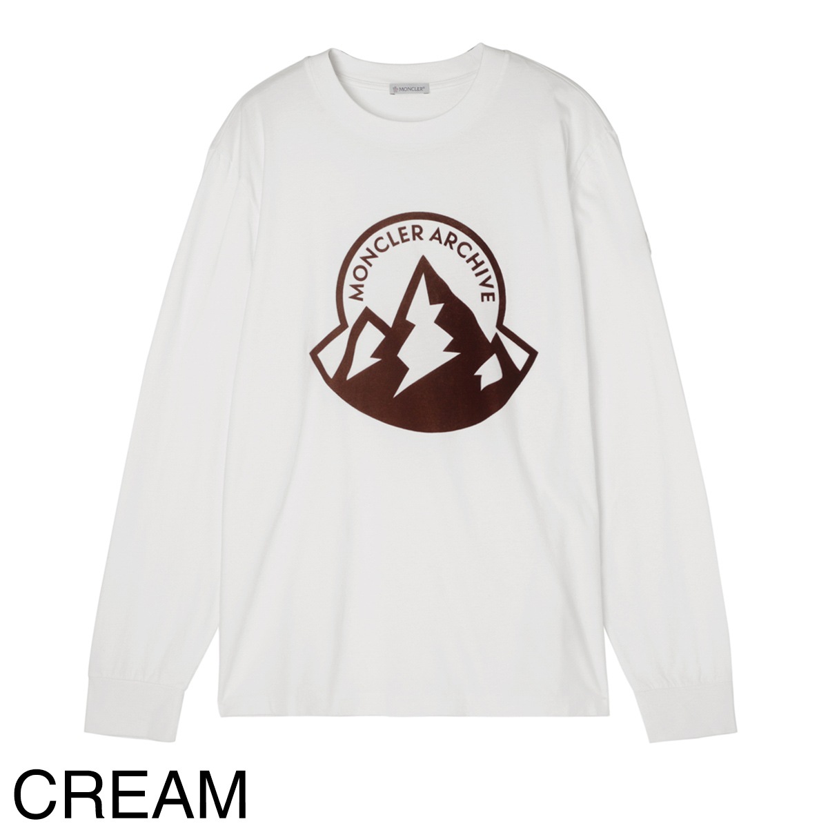 アウトレット】MONCLER モンクレール クルーネック 長袖Tシャツ メンズ