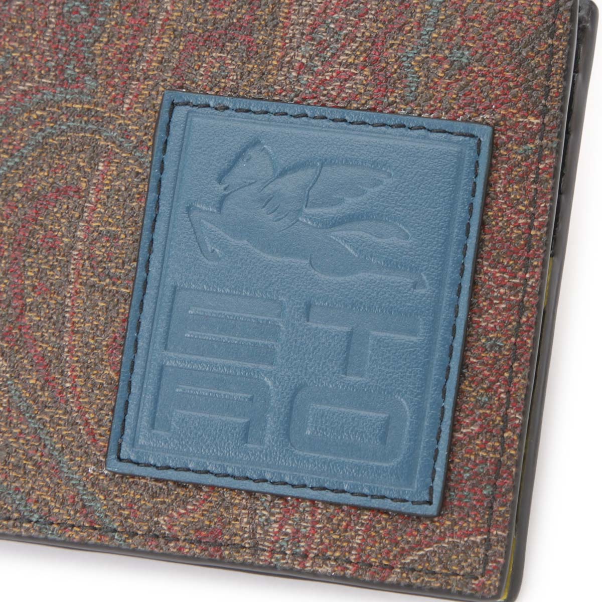 【最終値下げ】ETRO 二つ折り財布 マルチカラー　極美品 楽天市場】エトロ 財布 二つ折り財布 レディース ペイズリー柄
