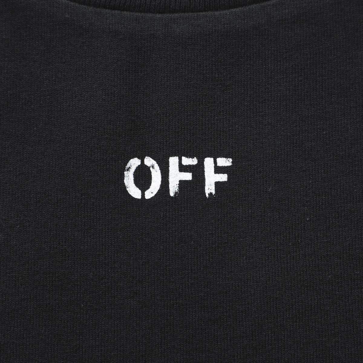 アウトレット】Off-White オフホワイト クルーネックTシャツ/STENCIL S