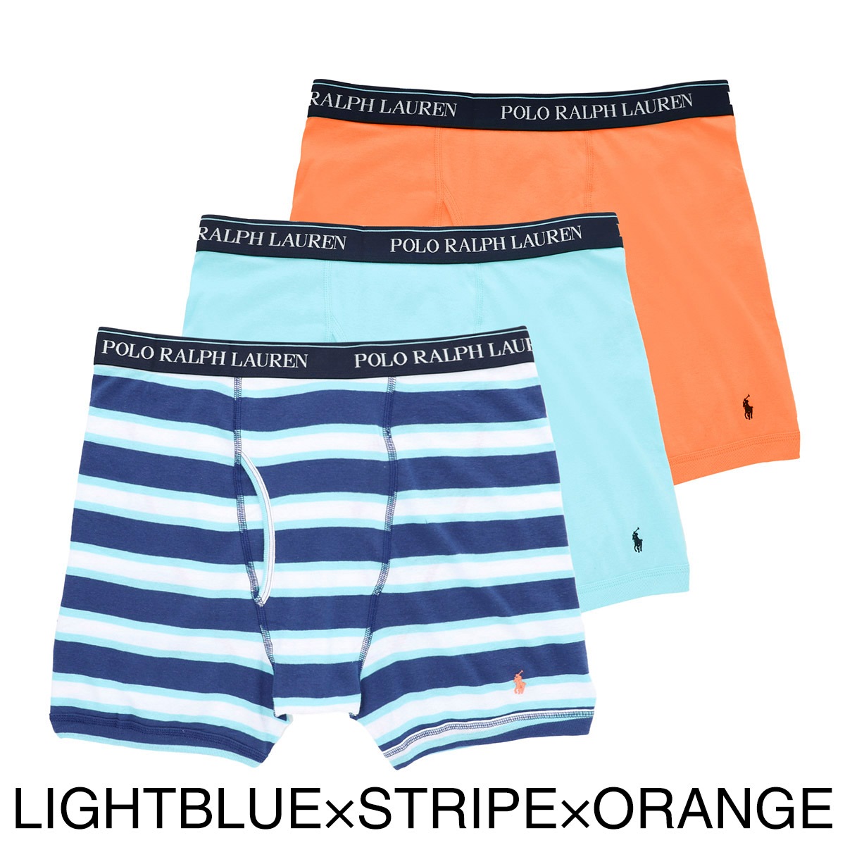 ポロ ラルフローレン トランクス 3枚セット パック メンズ Lサイズ POLO RALPH LAUREN(ポロ ラルフローレン)ロング ボクサー