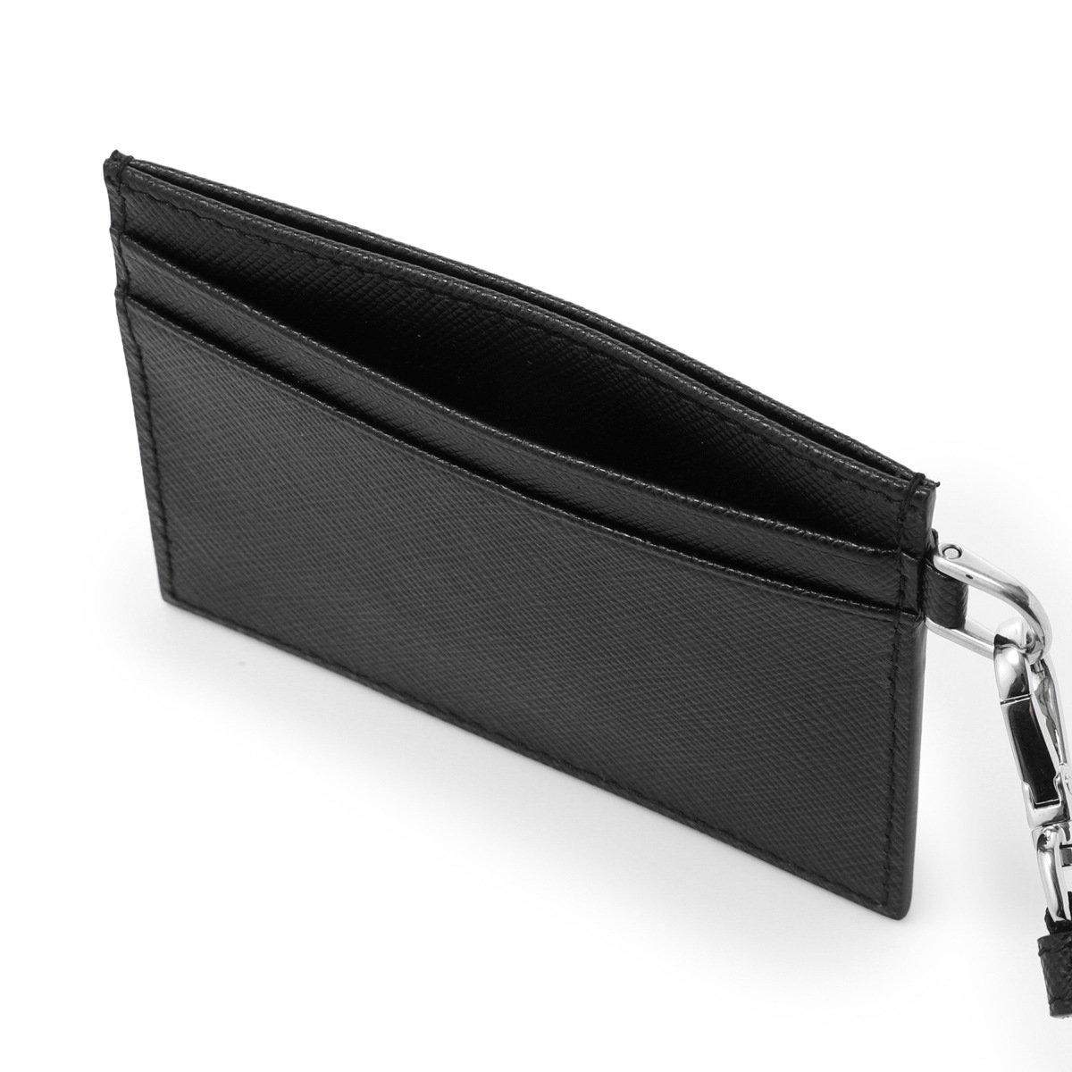 アウトレット】PRADA プラダ カードケース/SAFFIANO TRIANGOLO メンズ