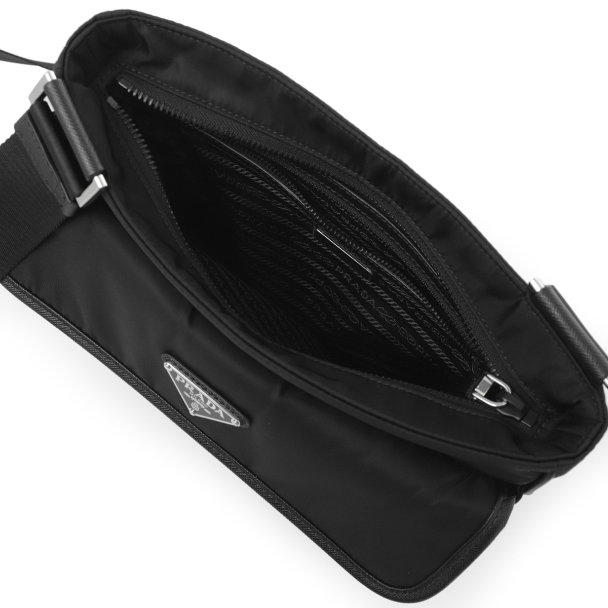 【アウトレット】PRADA プラダ ショルダーバッグ/RE-NYLON×SAFFIANOLEATHER メンズ