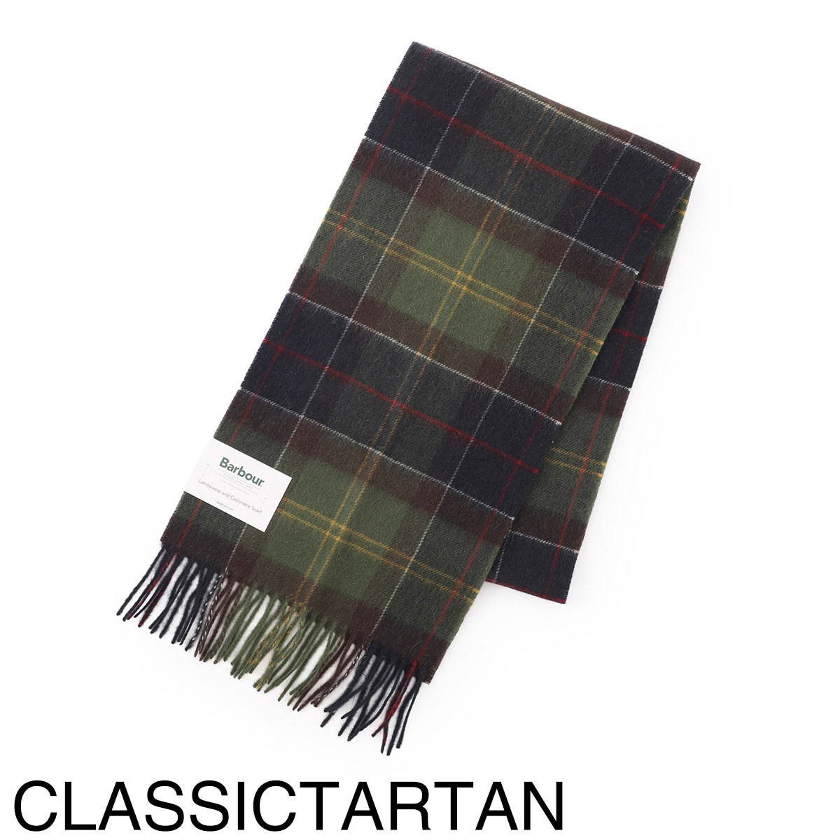 『ネコポス対応(1点まで)』Barbour バブアー マフラー/BARBOUR TARTAN SCARF