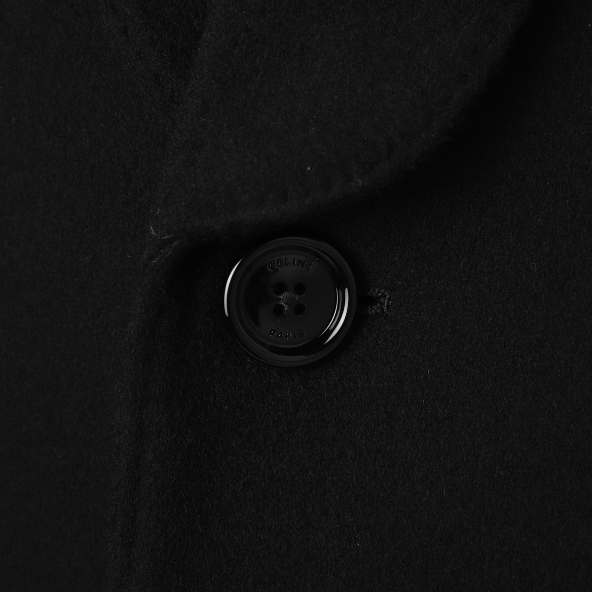 CELINE セリーヌ ウールコート/チェスターフィールドコート/MANTEAU CHESTERFIELD COL CHALE レディース