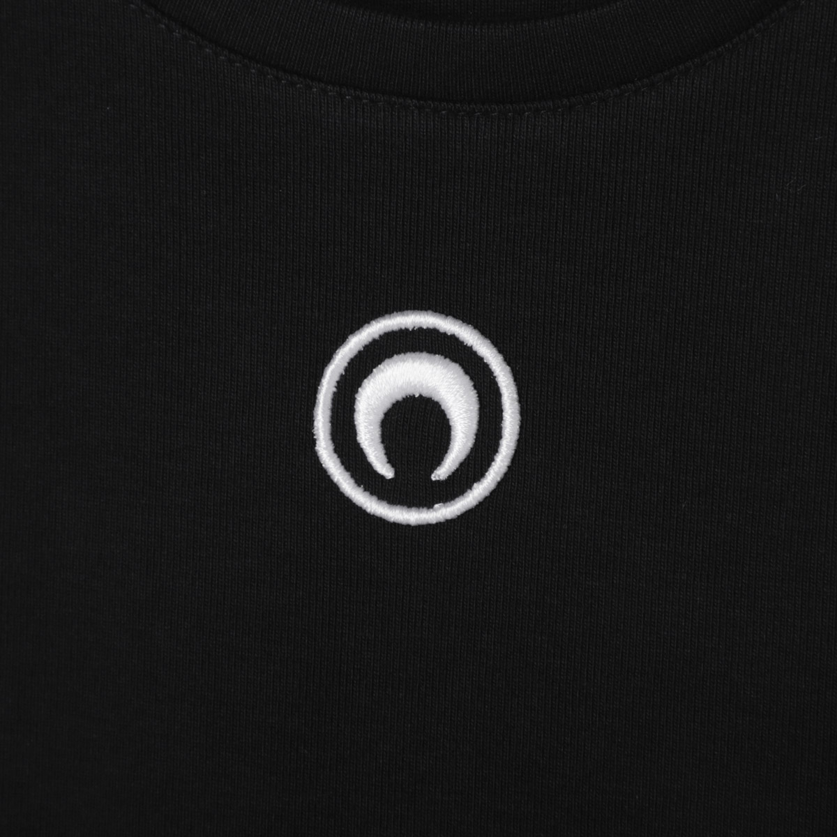 MARINE SERRE マリーン セル クルーネックTシャツ/MOON LOGO JERSEY BABY FIT T-SHIRT レディース