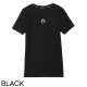 MARINE SERRE マリーン セル クルーネックTシャツ/MOON LOGO JERSEY BABY FIT T-SHIRT レディース