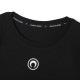 MARINE SERRE マリーン セル クルーネックTシャツ/MOON LOGO JERSEY BABY FIT T-SHIRT レディース