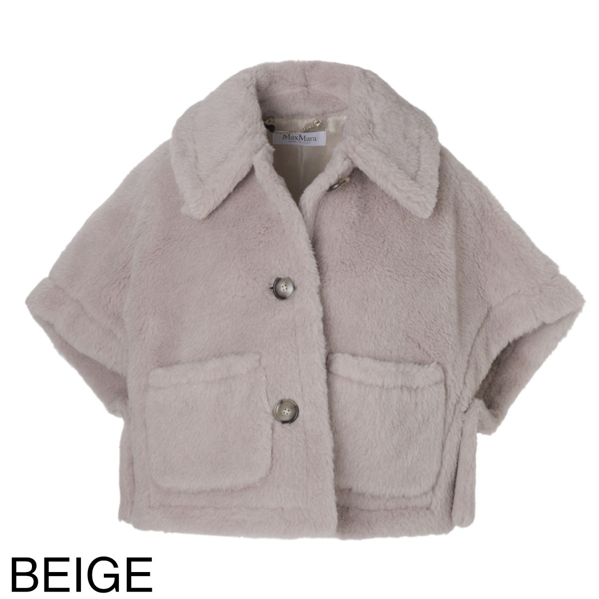 Max Mara マックスマーラ ケープ/ポンチョ/NEWTERZO1 ニューテルツォ テディベア ケープ レディース