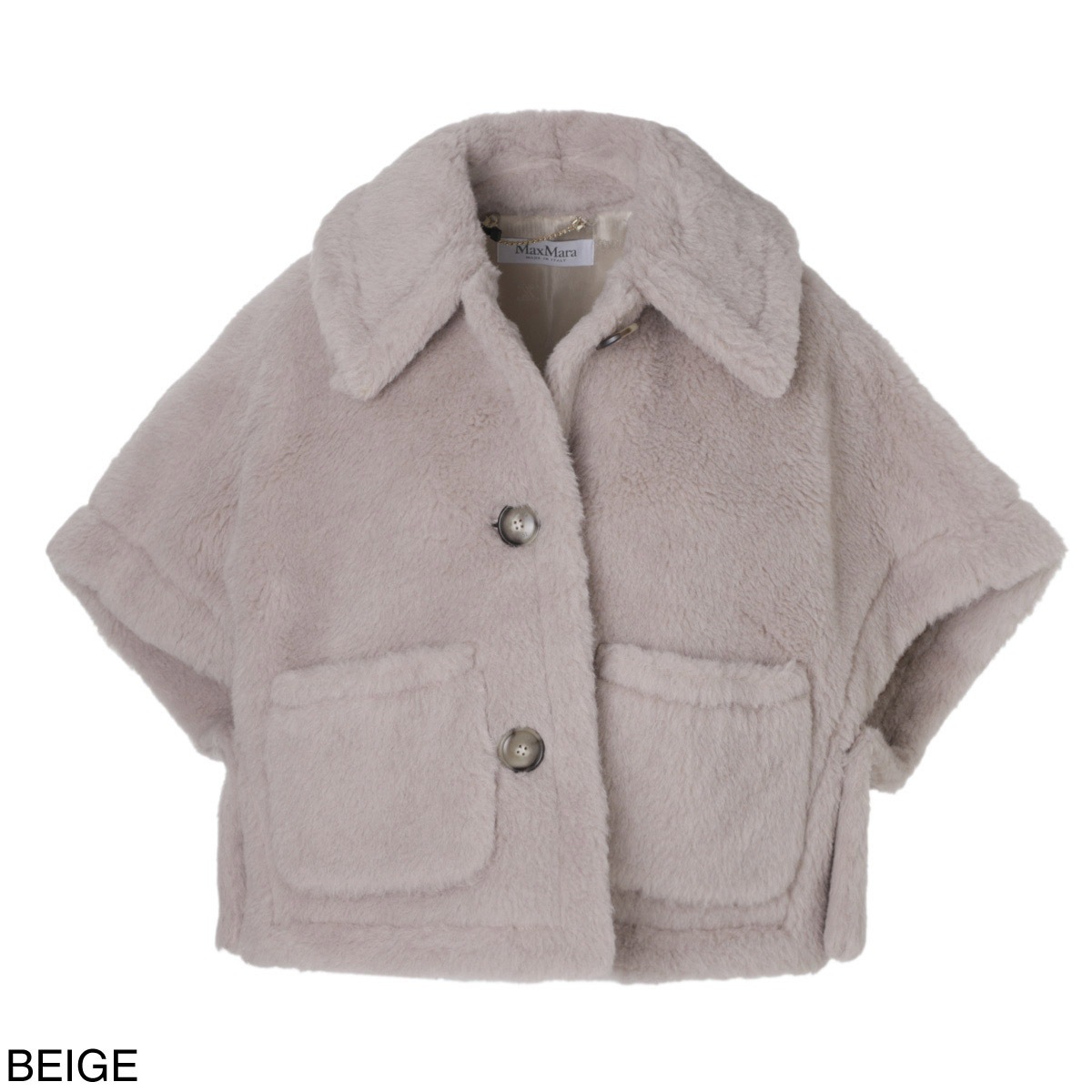 Max Mara マックスマーラ ケープ/ポンチョ/NEWTERZO1 ニューテルツォ テディベア ケープ レディース