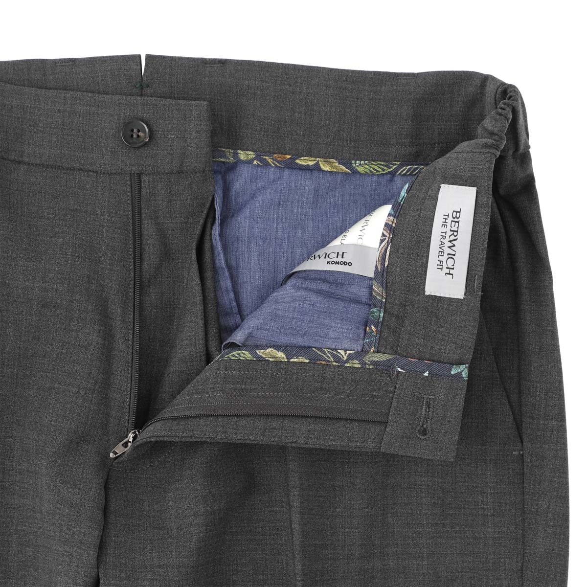 BERWICH ベルウィッチ ノープリーツ スラックス/ウールパンツ/MORELLO ELAX WOOL POLY STRETCH メンズ