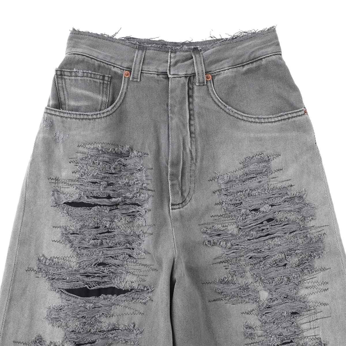 MM6 Maison Margiela エムエム 6 メゾンマルジェラ ジップフライジーンズ/ワイドパンツ レディース