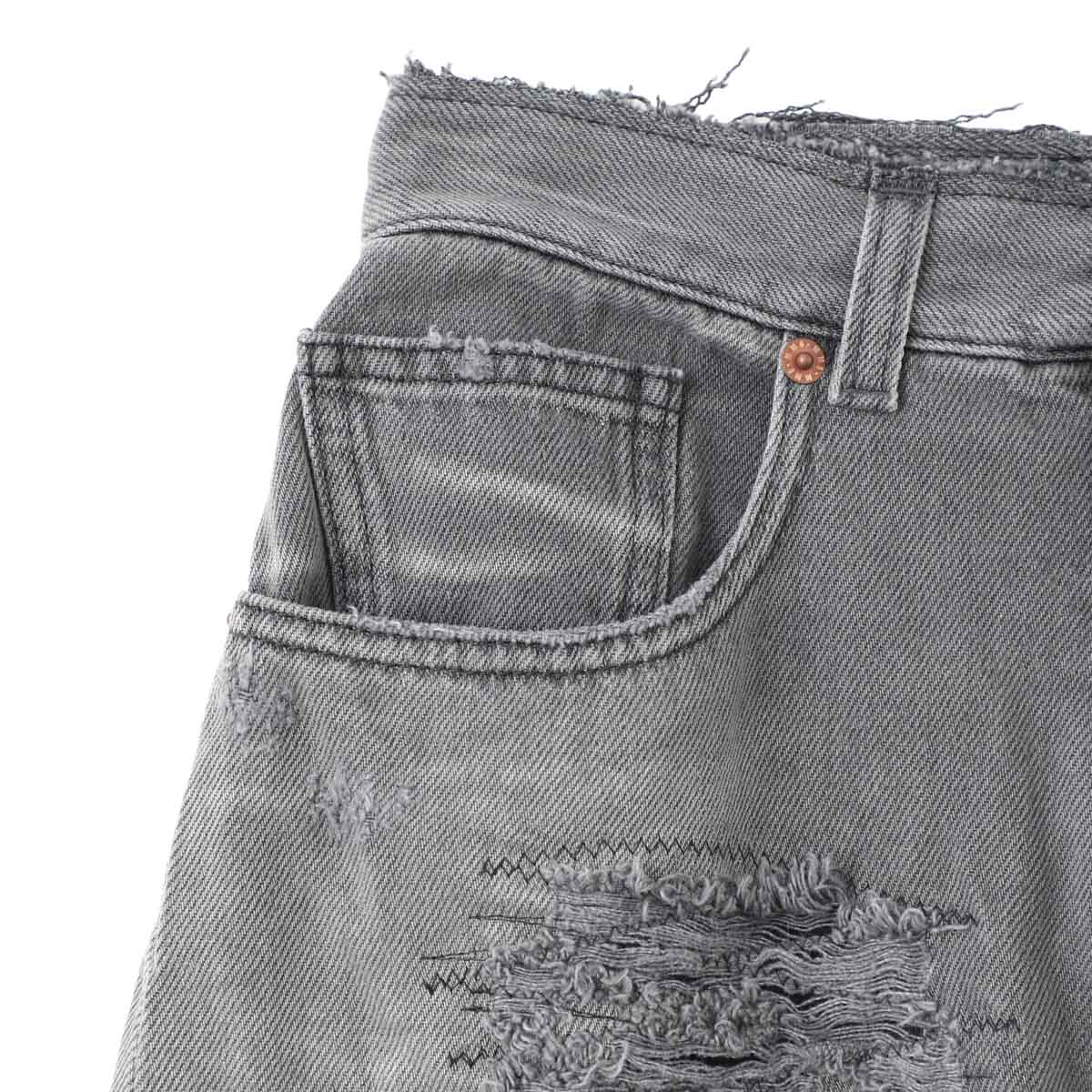 MM6 Maison Margiela エムエム 6 メゾンマルジェラ ジップフライジーンズ/ワイドパンツ レディース