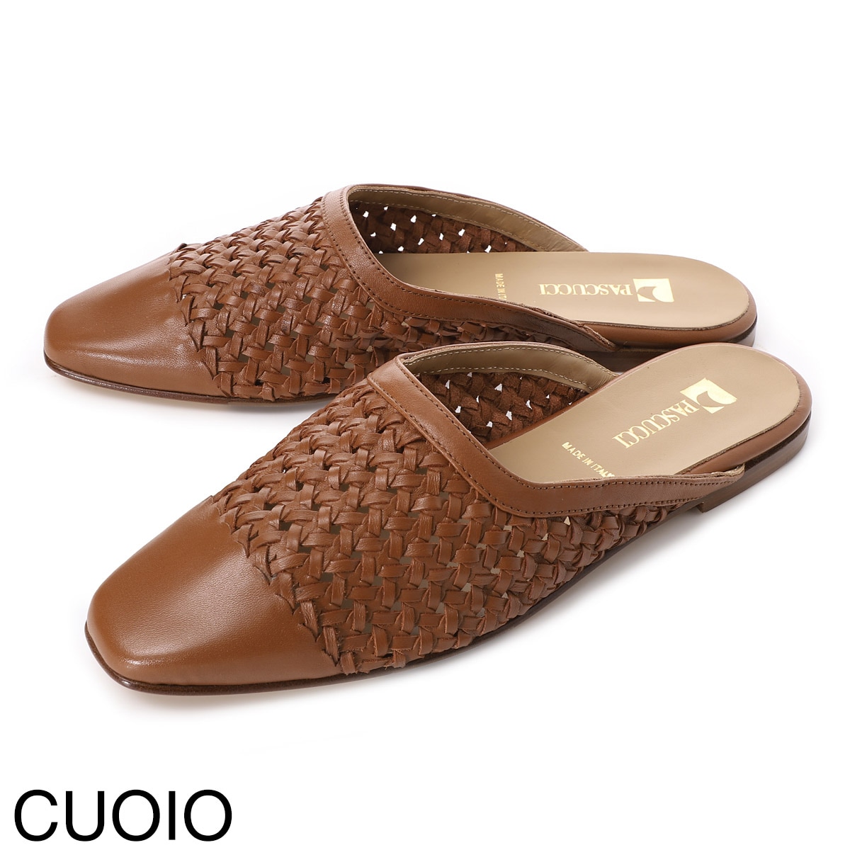 PASCUCCI パスクッチ サンダル/ミュール/JOY ミュール イントレチャート メッシュ【大きいサイズあり】 レディース