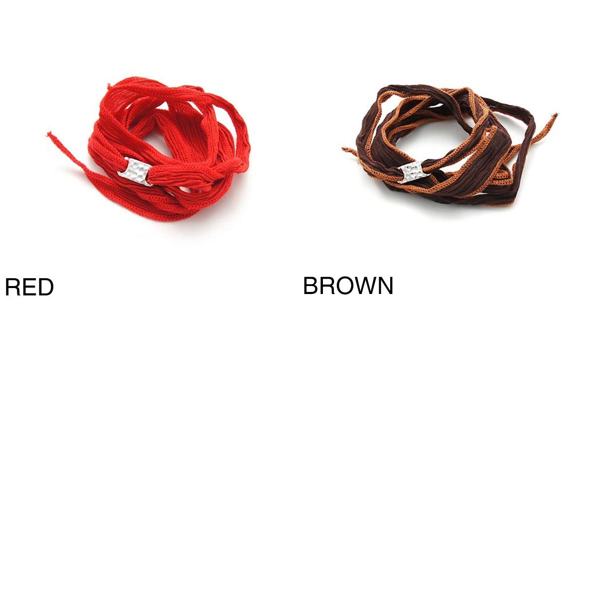 GARDEL ガーデル シルクリボンIDブレスレット【返品交換不可】