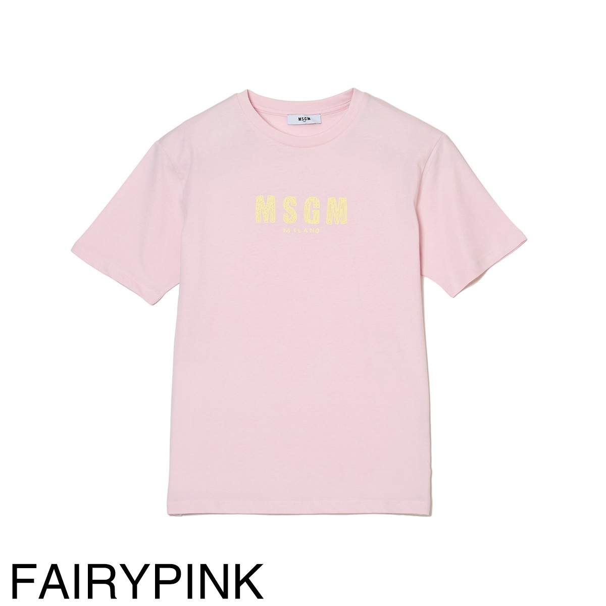 『ネコポス対応(1点まで)』MSGM エムエスジーエム クルーネックTシャツ/KIDS キッズ ガールズ ボーイズ/ロゴ プリントTシャツ ロゴT レディース