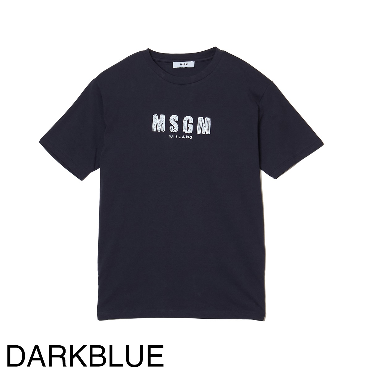 『ネコポス対応(1点まで)』MSGM エムエスジーエム クルーネックTシャツ/KIDS キッズ ガールズ ボーイズ/ロゴ プリントTシャツ ロゴT レディース