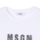『ネコポス対応(1点まで)』MSGM エムエスジーエム クルーネックTシャツ/KIDS キッズ ガールズ ボーイズ/ロゴ プリントTシャツ ロゴT レディース